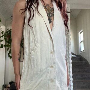 Linen Urban Outfitters Vest Dress